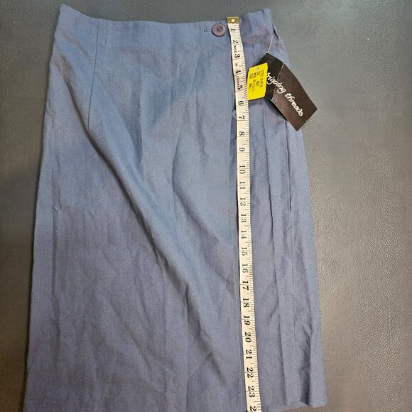 Vintage Intriguing Threads Blue Skirt - Picture 6 of 7